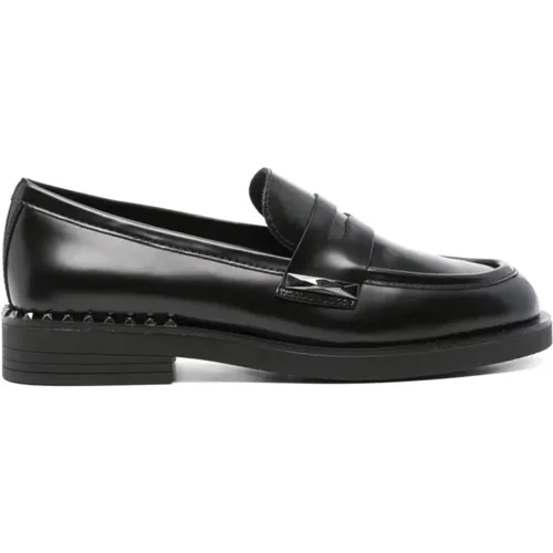 Schwarze Whisper Loafer Schuhe , Damen, Größe: 38 EU - Ash - Modalova