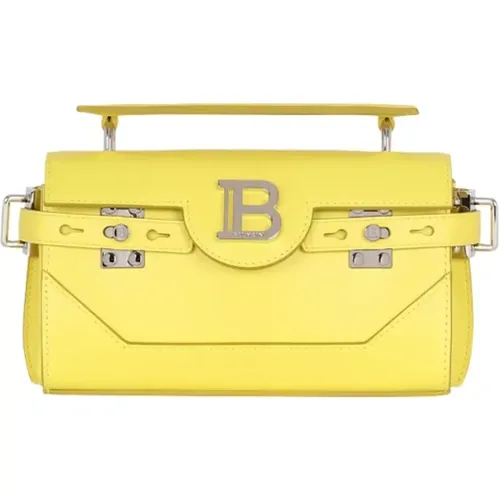B-Buzz 19 leather bag Balmain - Balmain - Modalova
