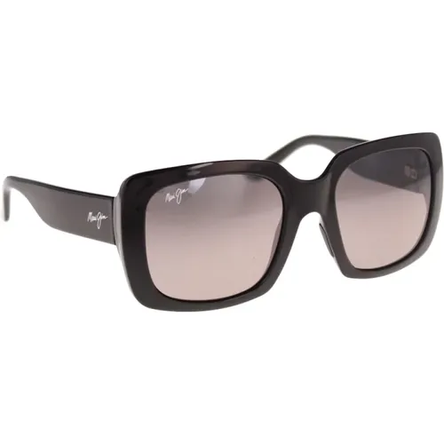 Ikonoische Two Steps Sonnenbrille für Frauen , Damen, Größe: 55 MM - Maui Jim - Modalova