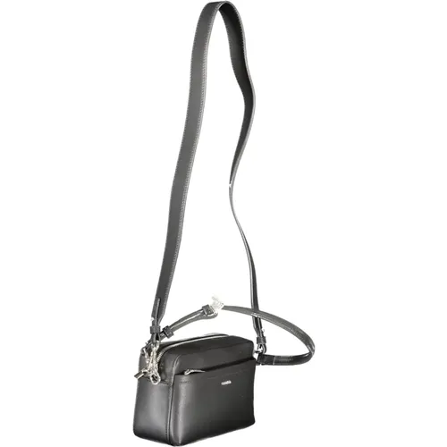 Schwarze Schultertasche mit Verstellbarem Riemen - Calvin Klein - Modalova