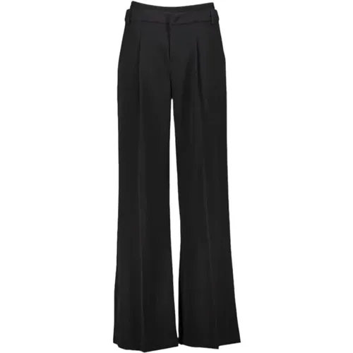 Flare Elastic Waist Pants , female, Sizes: S, XS, M, L, 2XS - Liu Jo - Modalova