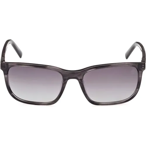 Rechteckige Polarisierte Sonnenbrille Grau - Timberland - Modalova