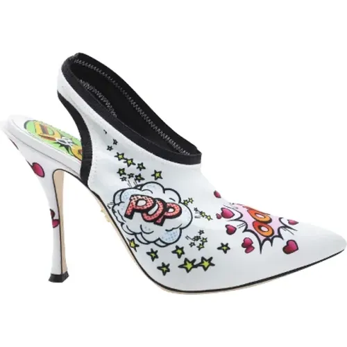 Pre-owned Polyester heels , female, Sizes: 3 1/2 UK - Dolce & Gabbana Pre-owned - Modalova
