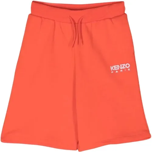 Orange Kinder Bermuda Shorts Kenzo - Kenzo - Modalova