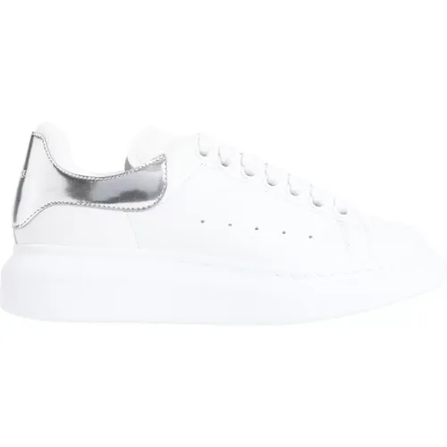 Weiße Ledersneaker Eleganter Stil , Damen, Größe: 38 EU - alexander mcqueen - Modalova