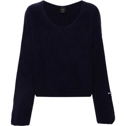 Blaue Pullover Kollektion PINKO - pinko - Modalova