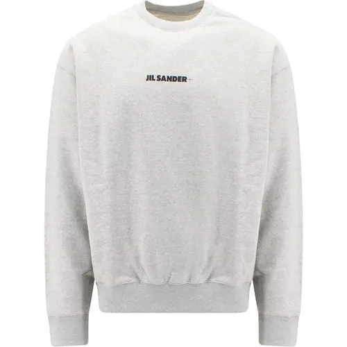 Grauer Crew-neck Sweatshirt - Jil Sander - Modalova