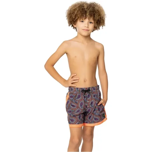 Kurze Elastische Taille Jungen Badeshorts Micropt,Kurze Badehose mit elastischem Bund für Jungen - 4Giveness - Modalova