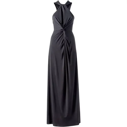 Elegant Jersey Long Dress , female, Sizes: XS, 2XS, S - MVP wardrobe - Modalova