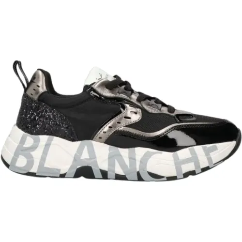 Glitter Sneakers Club105 , female, Sizes: 6 UK, 7 UK, 4 UK, 5 UK - Voile blanche - Modalova