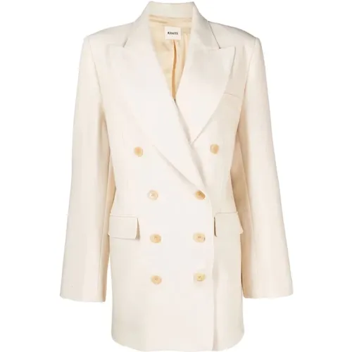 Custard Balton Jacket , female, Sizes: M - Khaite - Modalova