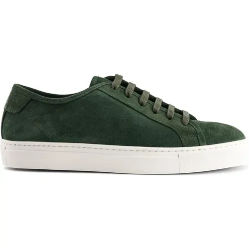 Handgefertigte Grüne Wildleder-Sneakers - National Standard - Modalova
