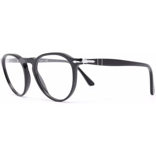 Klassische Schwarze Optische Brille,Braun/Havanna Optische Brille - Persol - Modalova