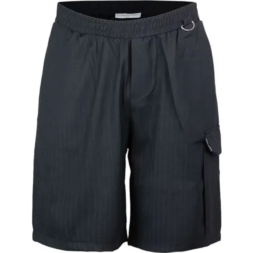 High Waist Bermuda Shorts , male, Sizes: S, XL, L, M - Family First - Modalova
