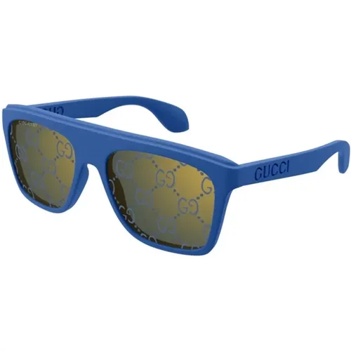 Frame Lenses Sunglasses , male, Sizes: 57 MM - Gucci - Modalova