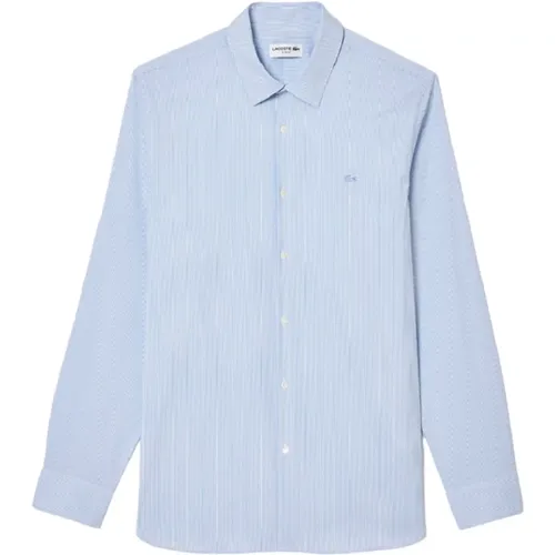 Clear Striped Shirt , male, Sizes: 3XL, XL, 2XL, 4XL, S, L, 5XL, M - Lacoste - Modalova