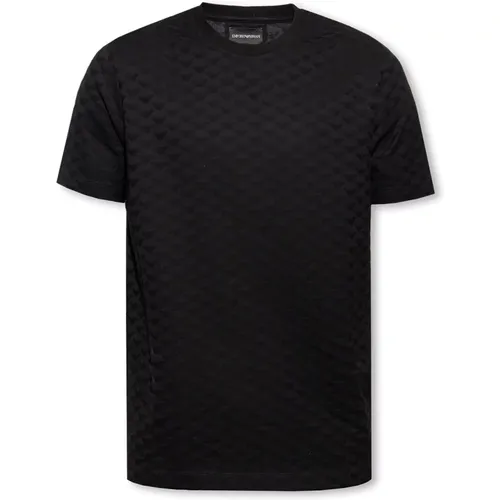 T-shirt with logo , male, Sizes: 2XL, XL - Emporio Armani - Modalova