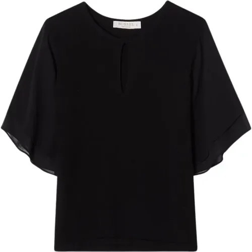 Merinowolle Layered Sleeve Top - Busnel - Modalova