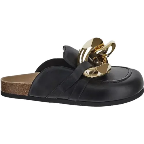 Leder Chain Loafer Schuhe , Damen, Größe: 36 EU - JW Anderson - Modalova