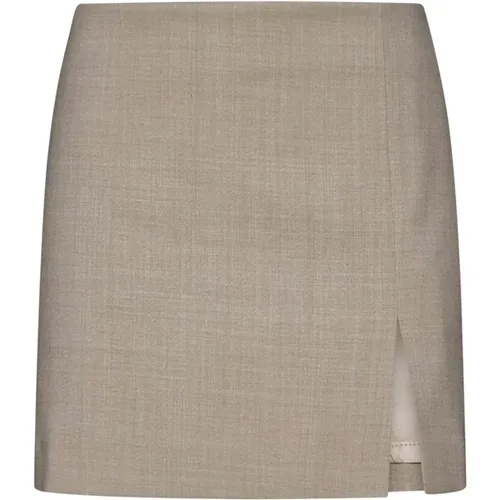 Tailored Skirt with Slit , female, Sizes: M, L - Filippa K - Modalova