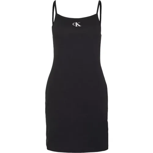 Logo Front Dress , female, Sizes: L - Calvin Klein - Modalova