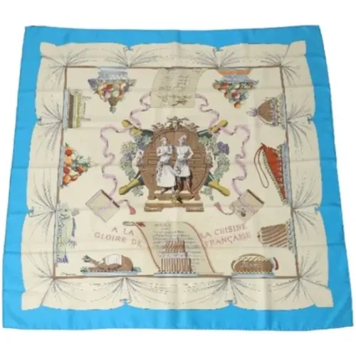 Pre-owned Silk scarves , female, Sizes: ONE SIZE - Hermès Vintage - Modalova