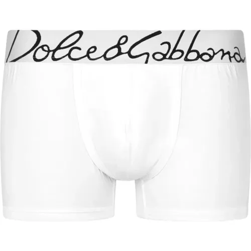 Oversize Logo Bund Boxershorts , Herren, Größe: L - Dolce & Gabbana - Modalova