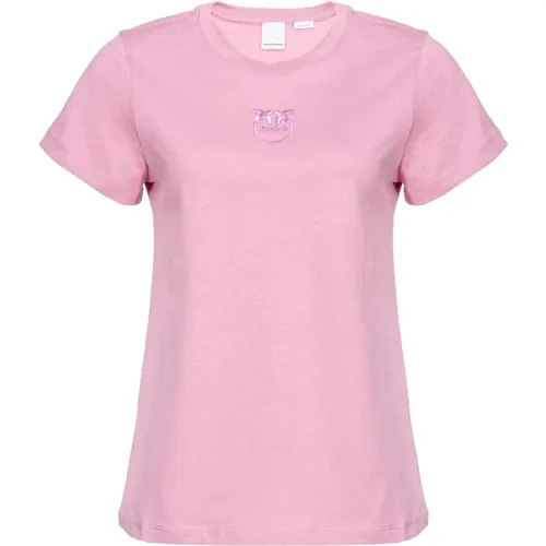 T-Shirts , female, Sizes: 2XS, S - pinko - Modalova