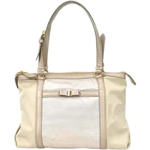 Stoff Shopper Vara Model , female, Sizes: ONE SIZE - Salvatore Ferragamo Pre-owned - Modalova