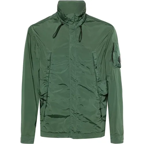 Forest Hooded Jacket with Lens Detail , male, Sizes: S, M - C.P. Company - Modalova