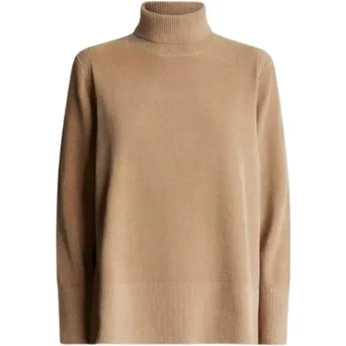 Velvet Knit Split Sweater , female, Sizes: M - RRD - Modalova