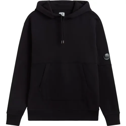 Hoodie mit Lens Logo , Herren, Größe: XL - C.P. Company - Modalova