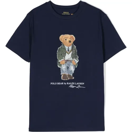 Kids Polo Bear T-shirt , male, Sizes: M - Ralph Lauren - Modalova