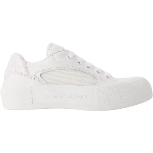 Deck Sneakers - - Calfskin - , female, Sizes: 6 UK, 7 UK, 8 UK, 3 UK - alexander mcqueen - Modalova