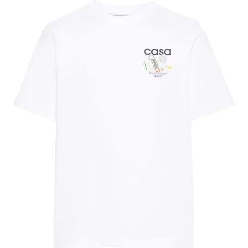 Clic Printed T-shirts and Polos , male, Sizes: 2XL, XL, M, S, L - Casablanca - Modalova