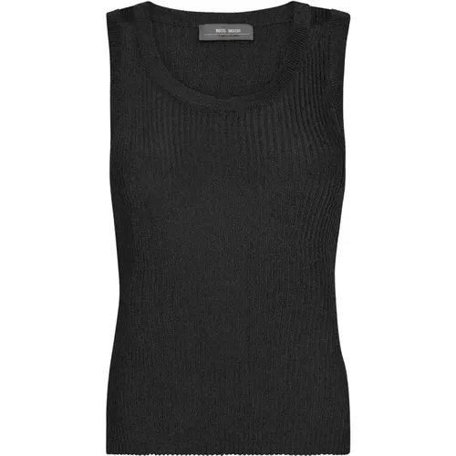 Ribbed Knit Tank Top , female, Sizes: XL - MOS MOSH - Modalova