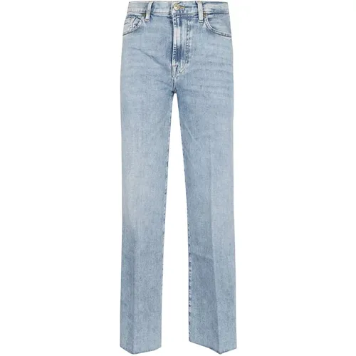 Gerades Jeans , Damen, Größe: W25 - 7 For All Mankind - Modalova