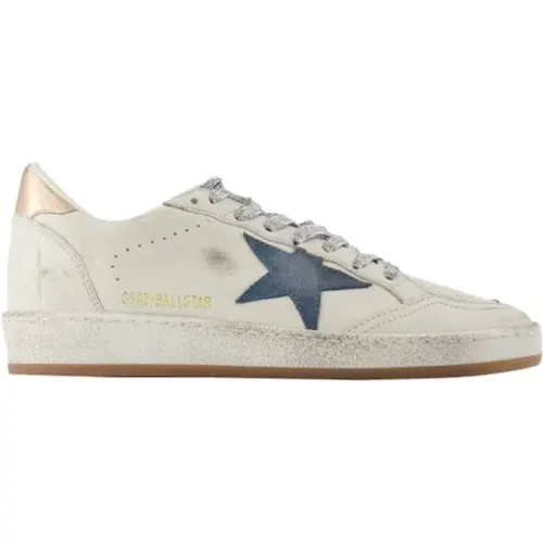 Leder sneakers , Damen, Größe: 35 EU - Golden Goose - Modalova