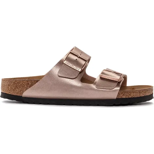 Classic Arizona Sandals - Copper , female, Sizes: 6 UK, 4 UK, 8 UK - Birkenstock - Modalova