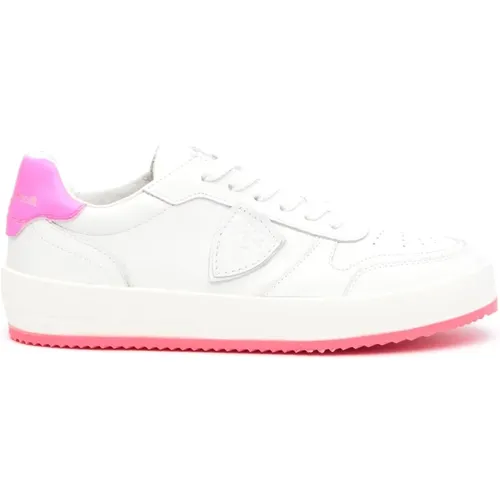 Womens Shoes Sneakers Bianco Aw23 , female, Sizes: 4 UK, 3 UK, 5 UK, 7 UK - Philippe Model - Modalova