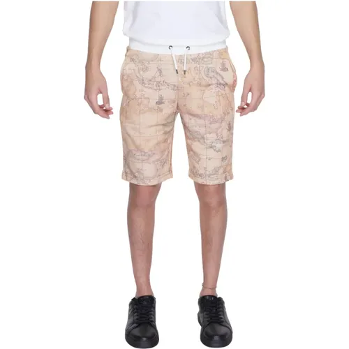 Bedruckte Herrenshorts mit Taschen , Herren, Größe: XS - Alviero Martini 1a Classe - Modalova