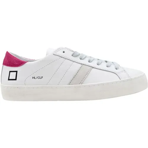 Low Calf Fuxia Sneakers , female, Sizes: 4 UK - D.a.t.e. - Modalova