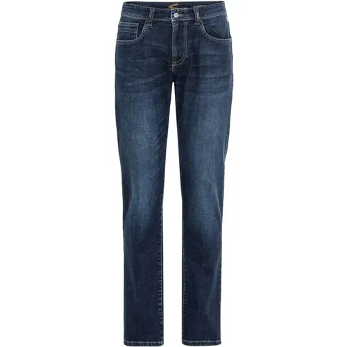 Slim-fit Jeans , male, Sizes: W33 L30, W34 L36, W38 L30, W36 L36, W40 L36, W40, W40 L30, W34 L34, W32 L30, W36, W36 L34, W35 L32, W44 L32, W35 L34, W4 - camel active - Modalova