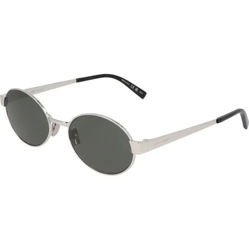 Oval Metal Frame Sunglasses SL 692 , unisex, Sizes: 55 MM - Saint Laurent - Modalova