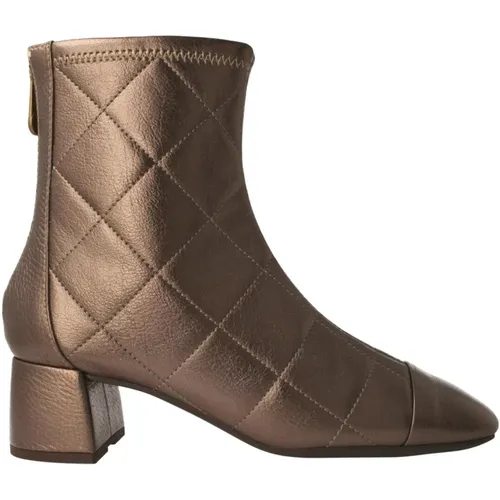 Bronzene Stiefelette mit gepolstertem Material , Damen, Größe: 37 EU - Pedro Miralles - Modalova