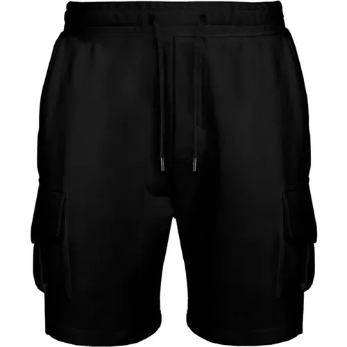 Fleece Cargo Shorts , male, Sizes: M - BomBoogie - Modalova