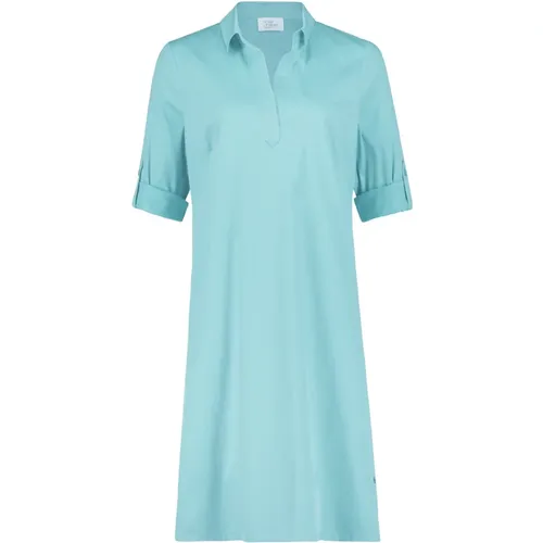 Schickes Hemdblusenkleid mit Taschen , Damen, Größe: XL - Vera Mont - Modalova