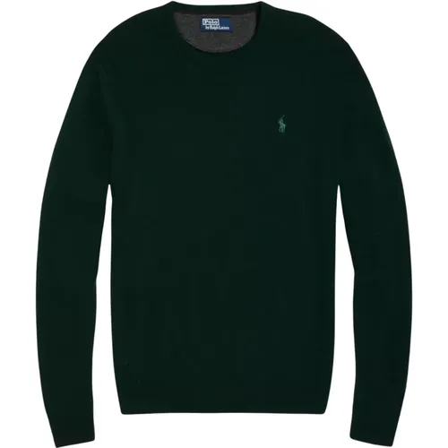 Wollpullover mit besticktem Logo Regular Fit , Herren, Größe: L - Ralph Lauren - Modalova