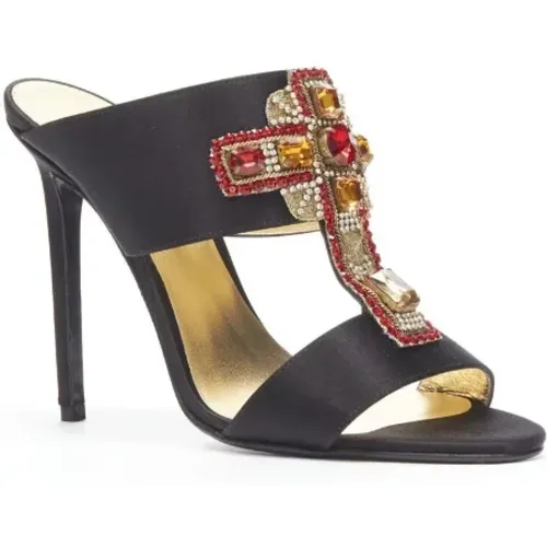 Pre-owned Seide heels - Versace Pre-owned - Modalova