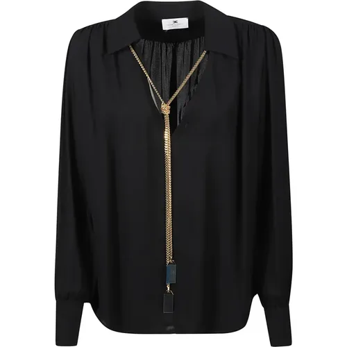 Stilvolles Langarmshirt - Elisabetta Franchi - Modalova